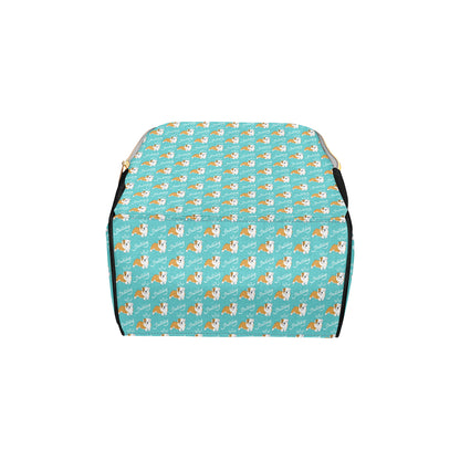 Bulldogs Pattern Print Design 05 Diaper Bag Backpack