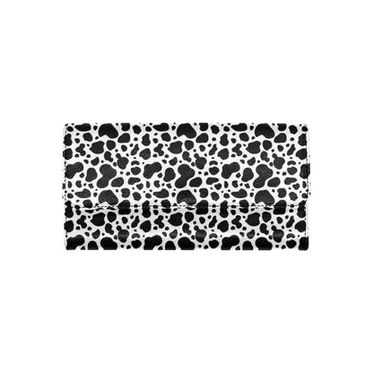 Cow Skin Pattern Print Design 04 Women's Trifold Wallet