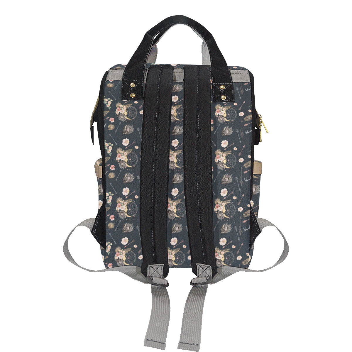 Bohemian Pattern Print Design 09 Diaper Bag Backpack