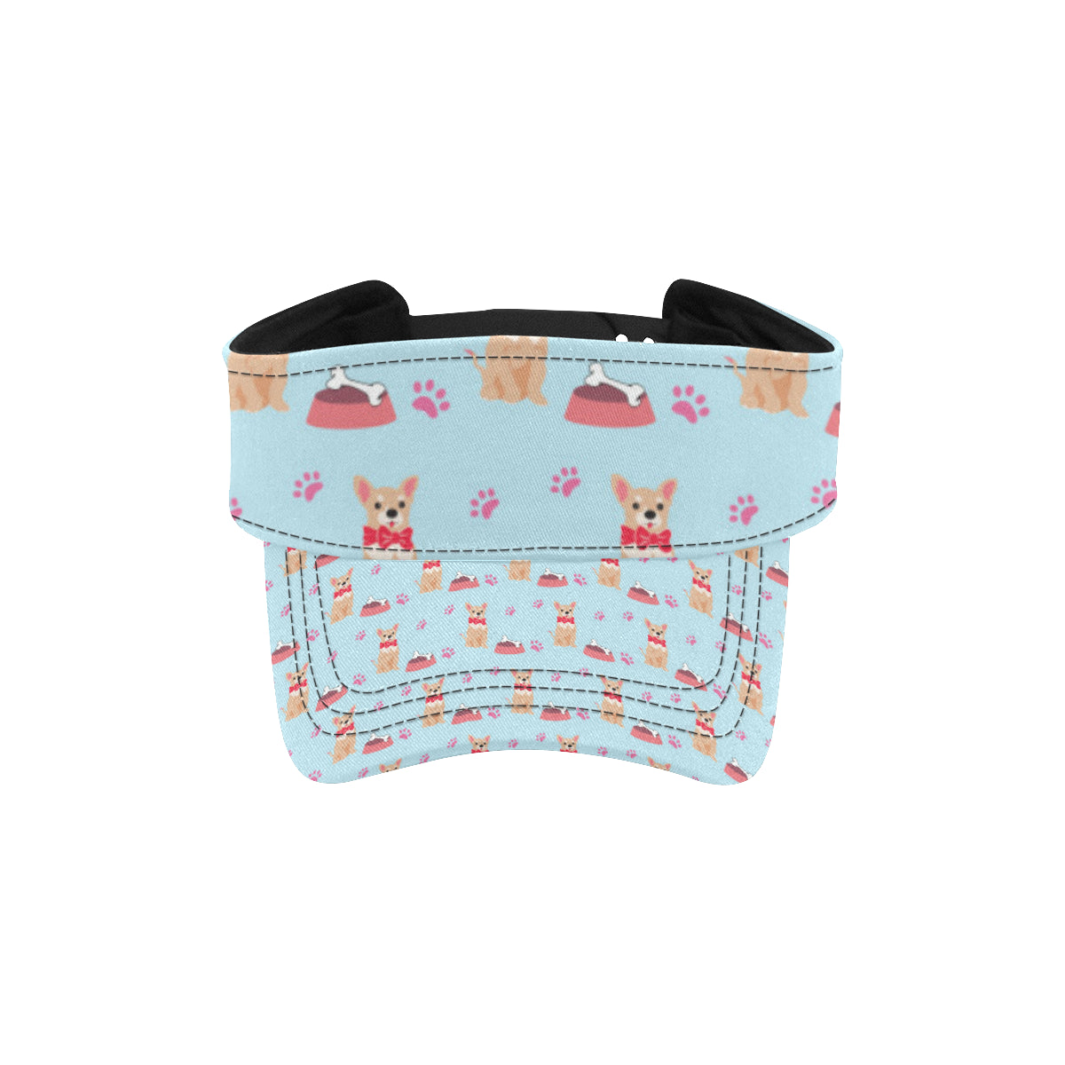 Chihuahua Pattern Print Design 05 Unisex Sun Visor