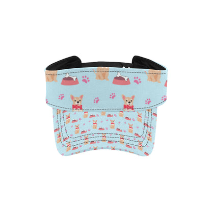 Chihuahua Pattern Print Design 05 Unisex Sun Visor