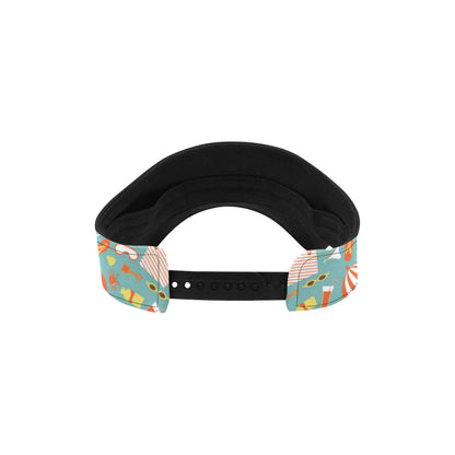 Beach Scene Pattern Print Design 02 Unisex Sun Visor