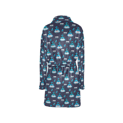 Shark Print Design LKS309 Women's Fleece Robe