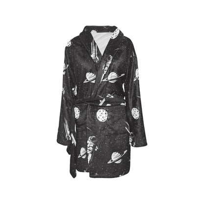 Space Pattern Women's Fleece Robe
