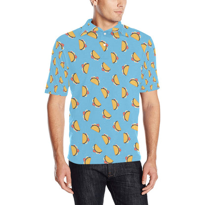 Taco Print Design LKS301 Men Polo Shirt