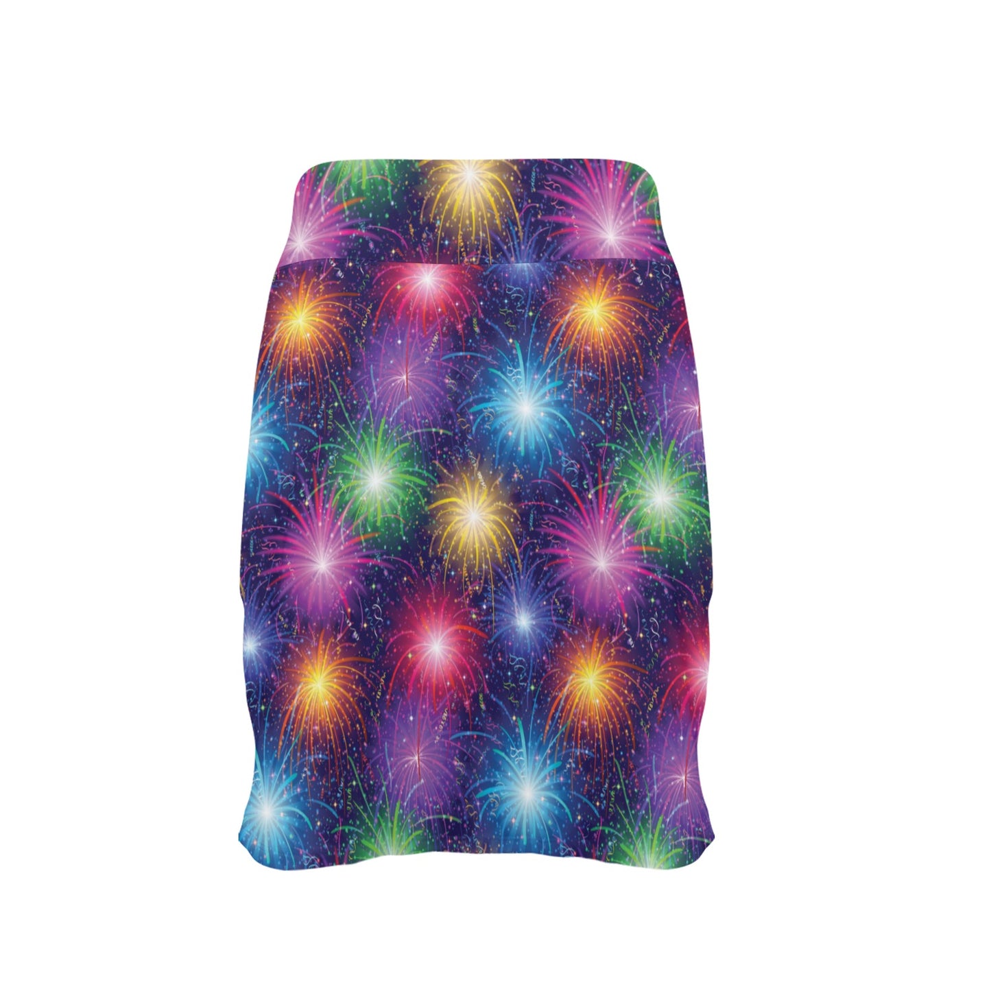 Firework Colorful Print Design LKS301 17" Golf & Pickleball Skort with Pockets