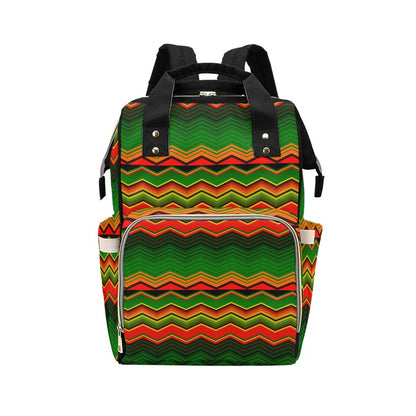 Serape Print Design LKS306 Diaper Bag Backpack