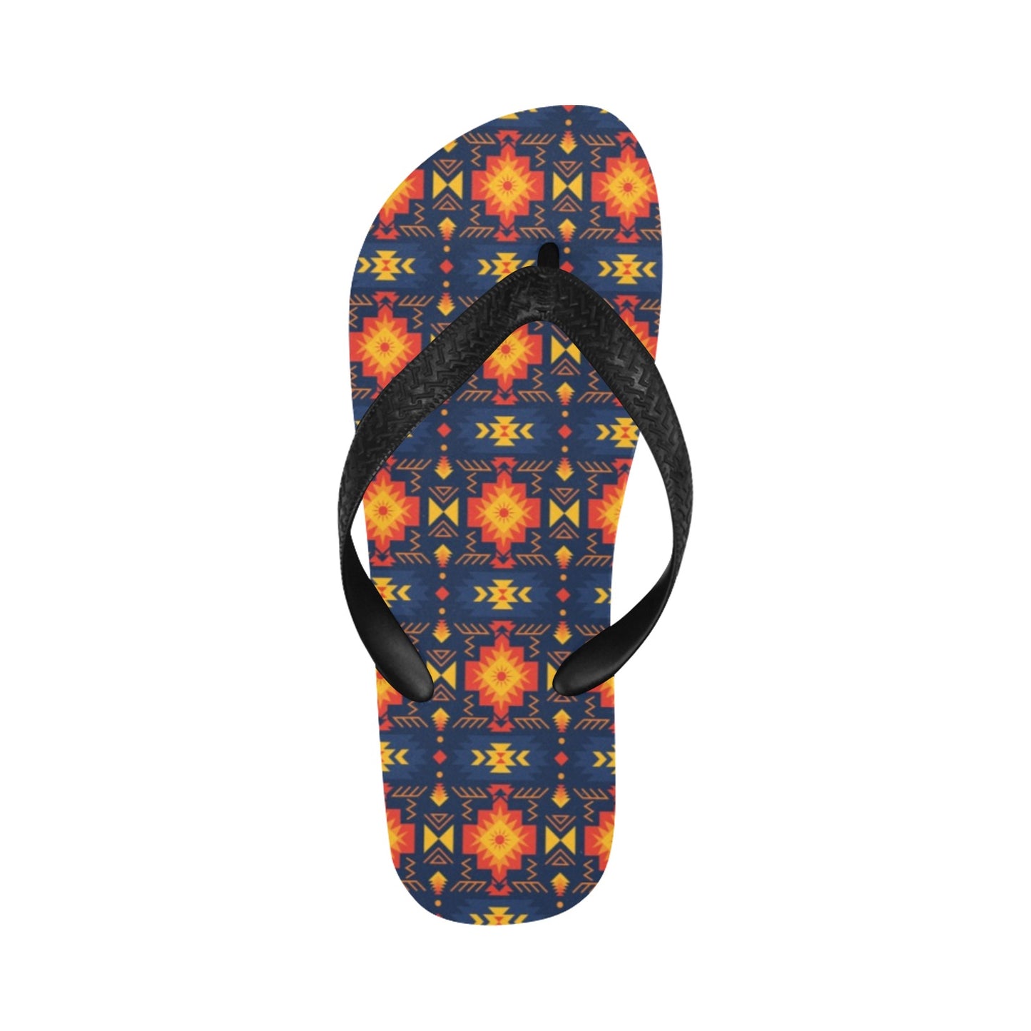 Southwest Pattern Print Design LKS307 Flip Flops