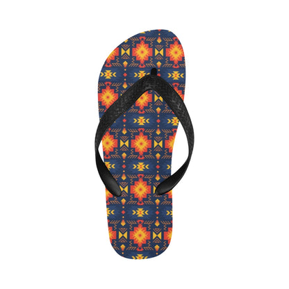 Southwest Pattern Print Design LKS307 Flip Flops