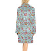 Hippie Print Design LKS307 Women's Fleece Robe