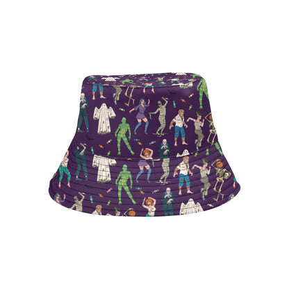 Creepy Zombie Print Design LKS302 Unisex Bucket Hat