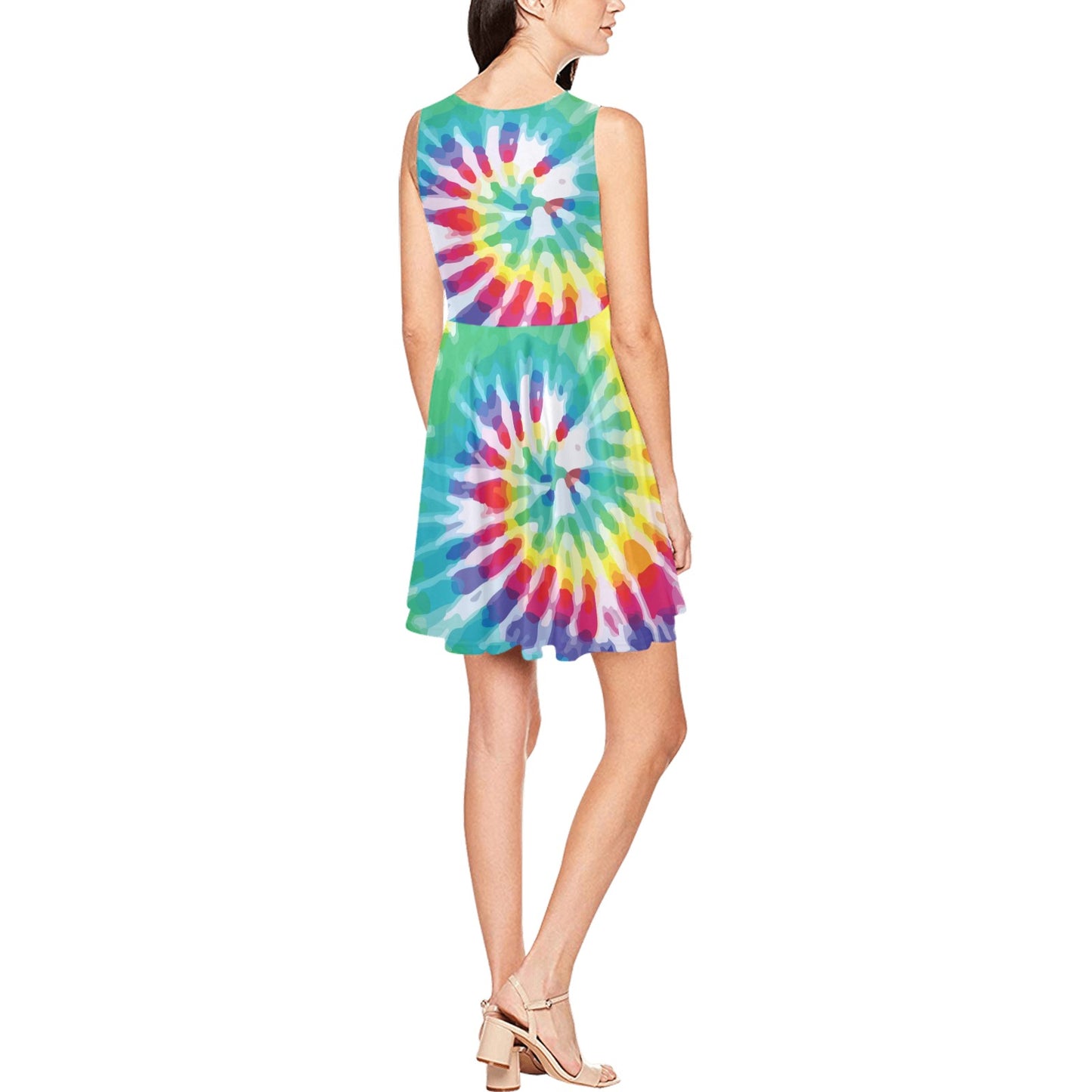 Tie Dye Sleeveless Dress