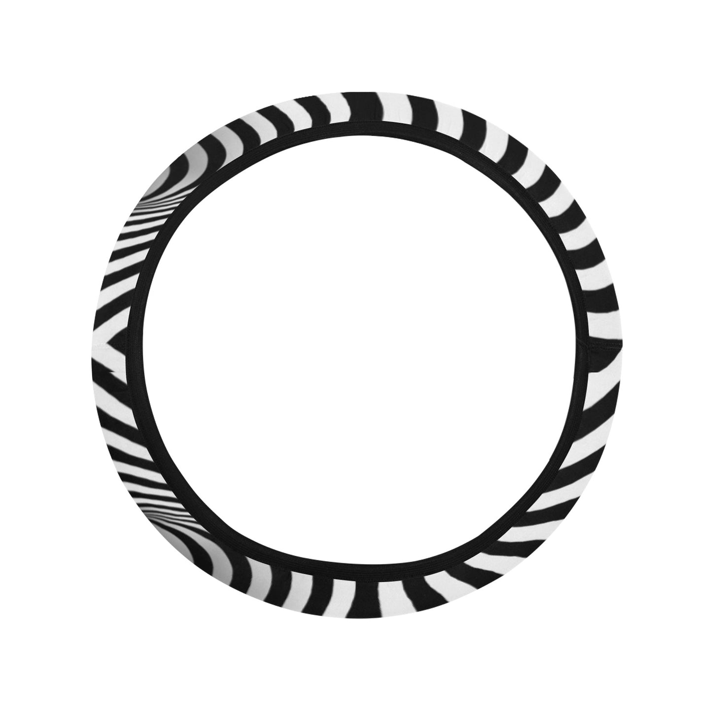 Vortex Print Design LKS303 Steering Wheel Cover with Elastic Edge
