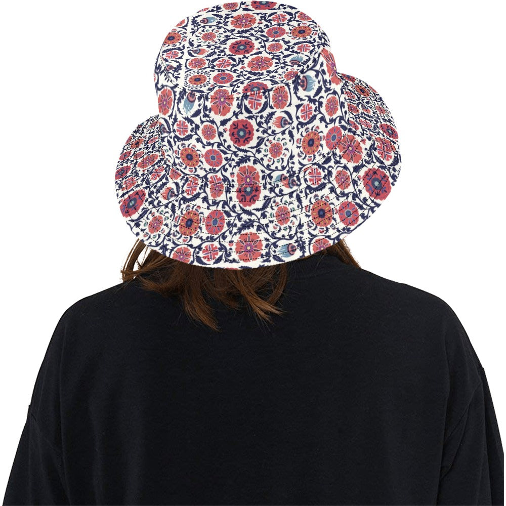 Suzani Print Design LKS304 Unisex Bucket Hat