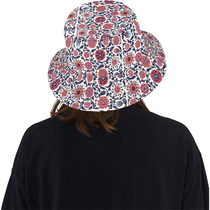 Suzani Print Design LKS304 Unisex Bucket Hat