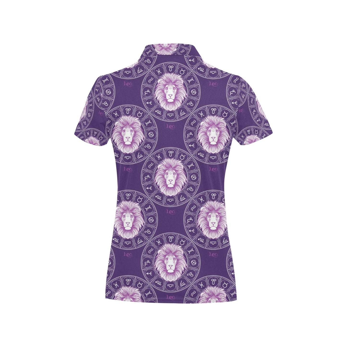 Leo Pattern Print Design 04 Women's Polo Shirt