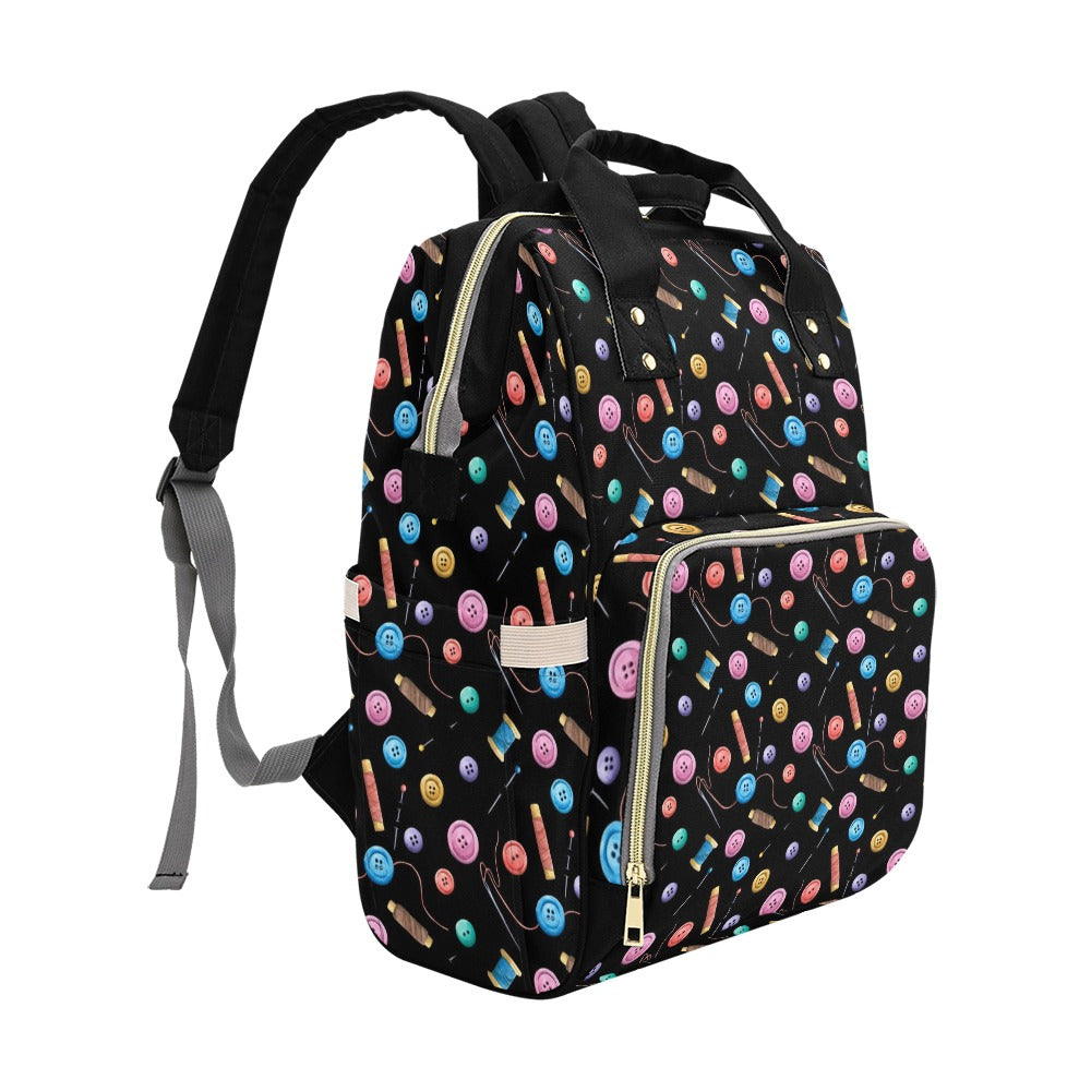 Sewing Print Design LKS309 Diaper Bag Backpack