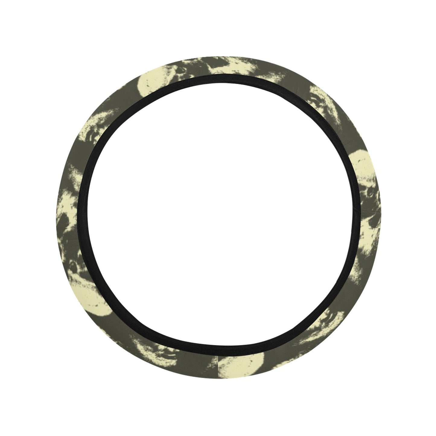 Skull Print Design LKS302 Steering Wheel Cover with Elastic Edge