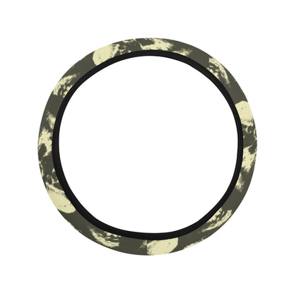 Skull Print Design LKS302 Steering Wheel Cover with Elastic Edge