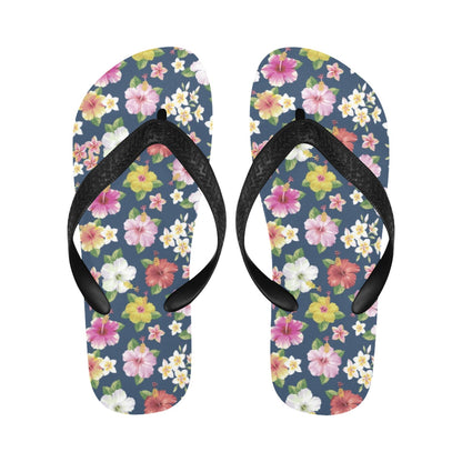 Hibiscus Sweet Print Design LKS304 Flip Flops