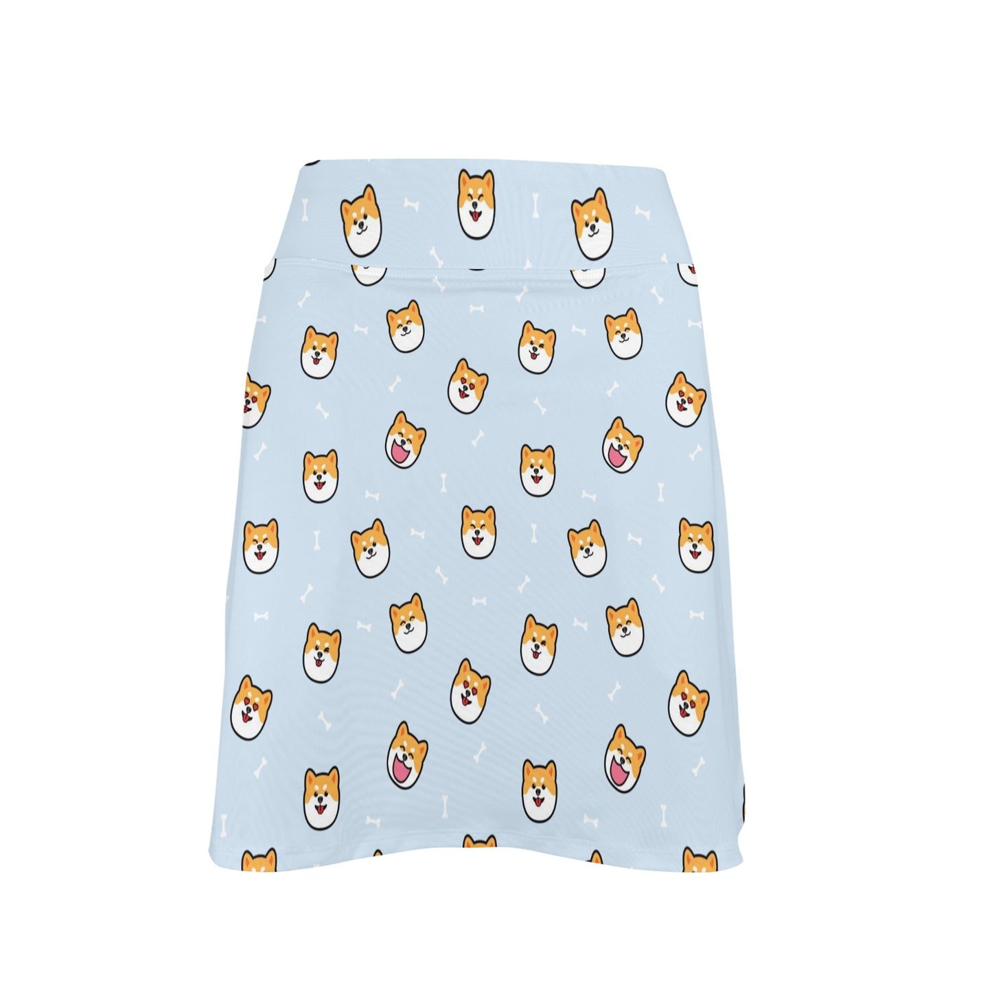 Shiba Inu Print Design LKS3012 17" Golf & Pickleball Skort with Pockets