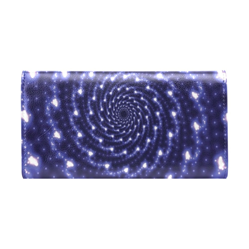 Vortex Print Design LKS305 Women's Trifold Wallet