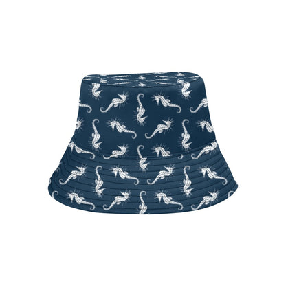 SeaHorse Print Design LKS402 Unisex Bucket Hat