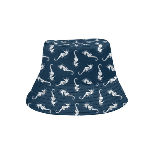 SeaHorse Print Design LKS402 Unisex Bucket Hat