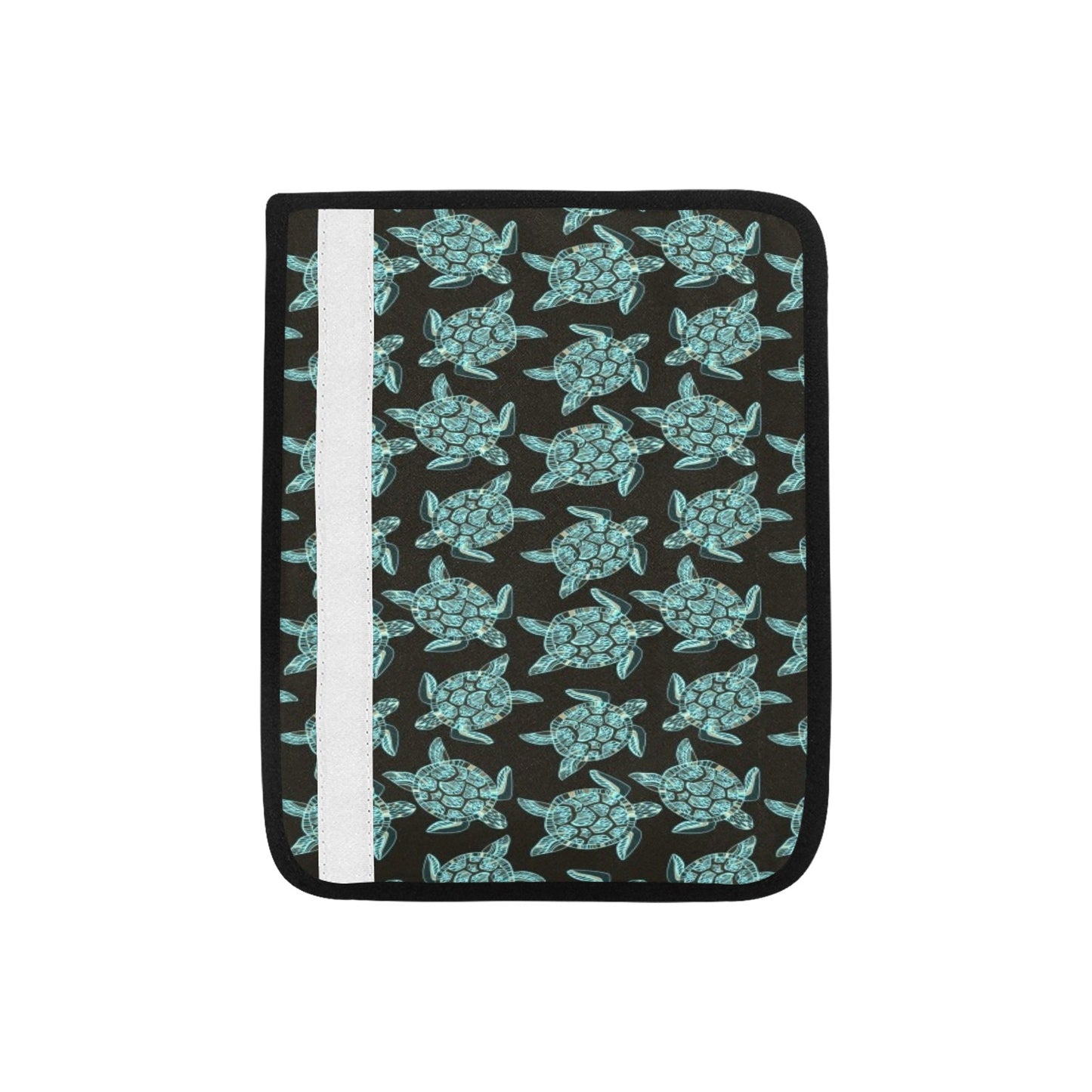 Sea Turtle Print Design LKS302 Car Seat Belt Cover