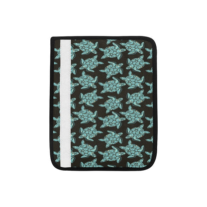 Sea Turtle Print Design LKS302 Car Seat Belt Cover
