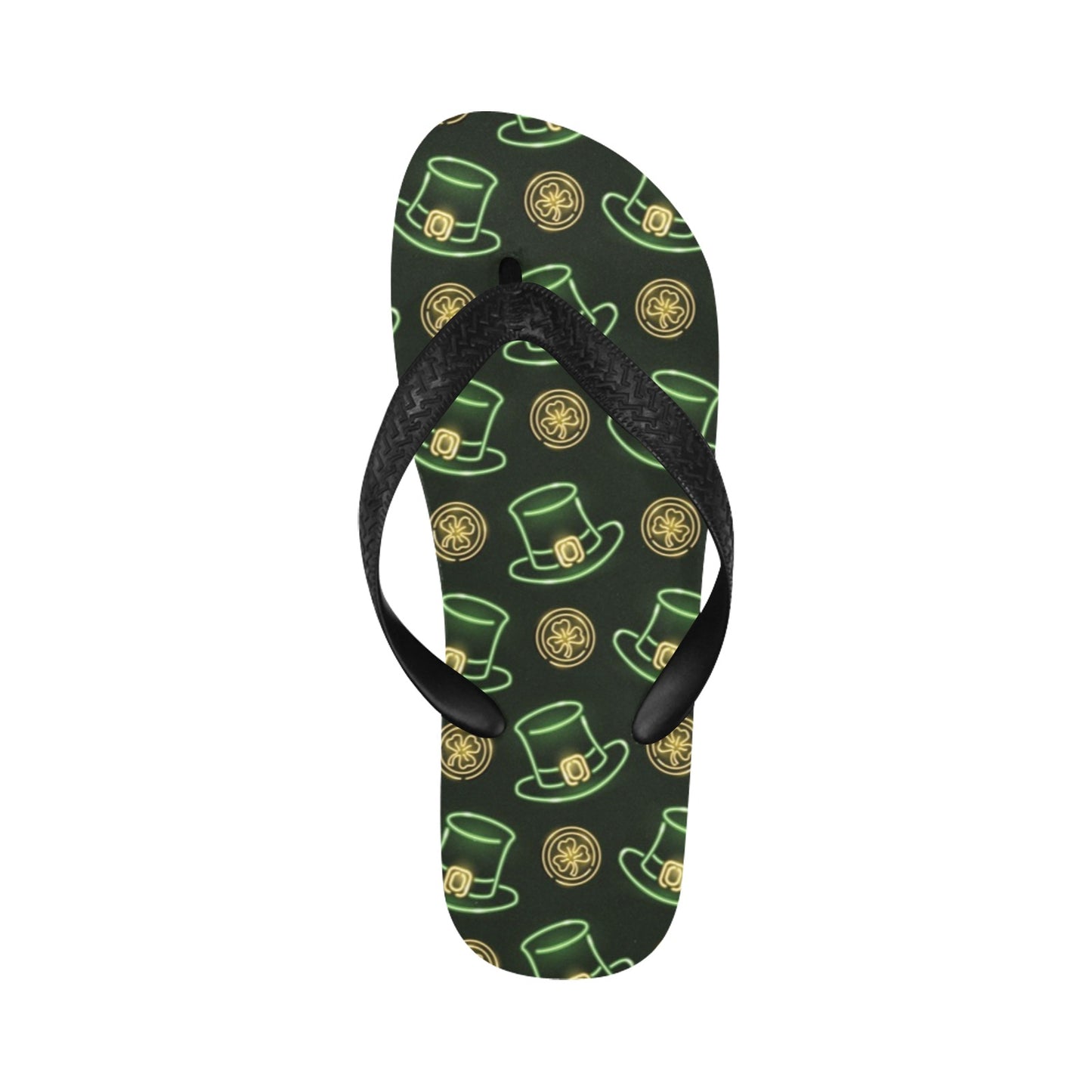 St Patricks Day Print Design LKS308 Flip Flops