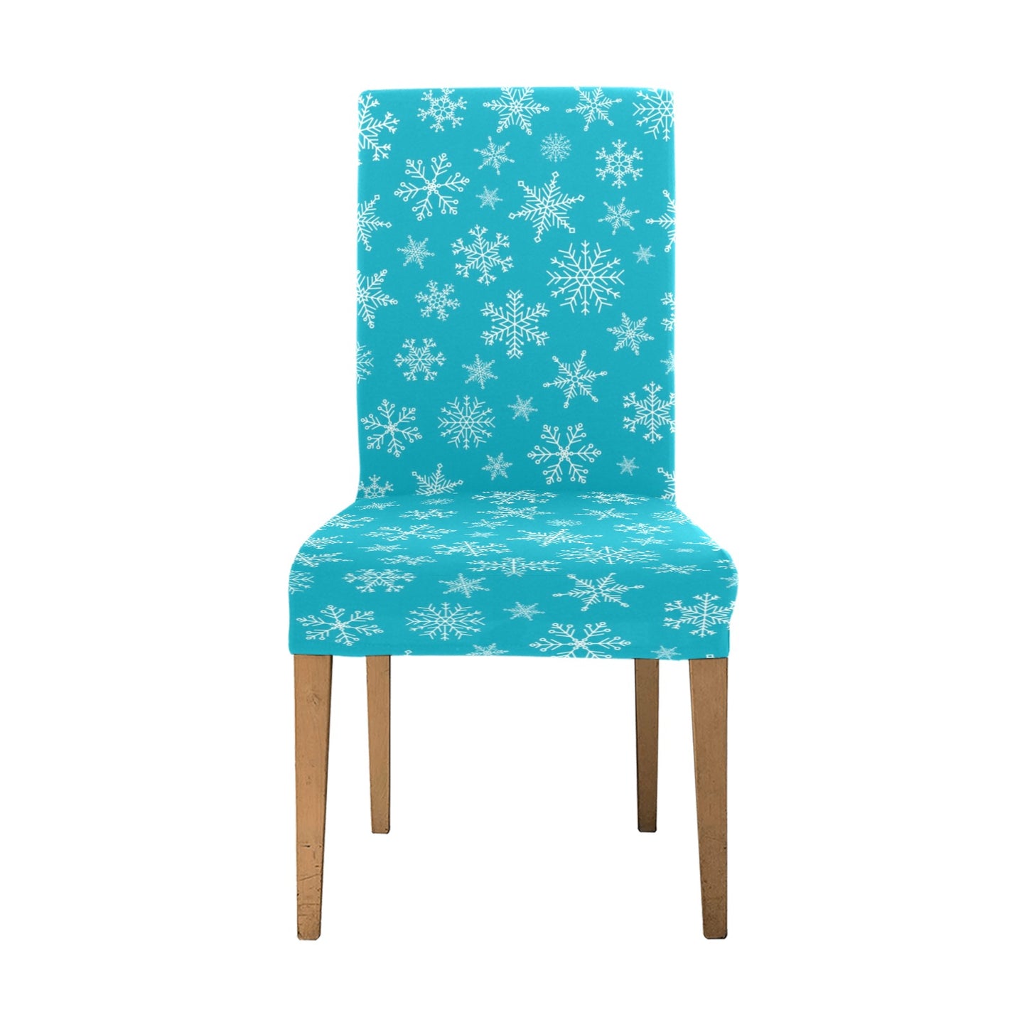 Snowflake Print Design LKS304 Dining Chair Slipcover