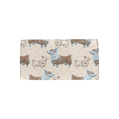 Pembroke Welsh Corgis Pattern Print Design A03 Women's Trifold Wallet