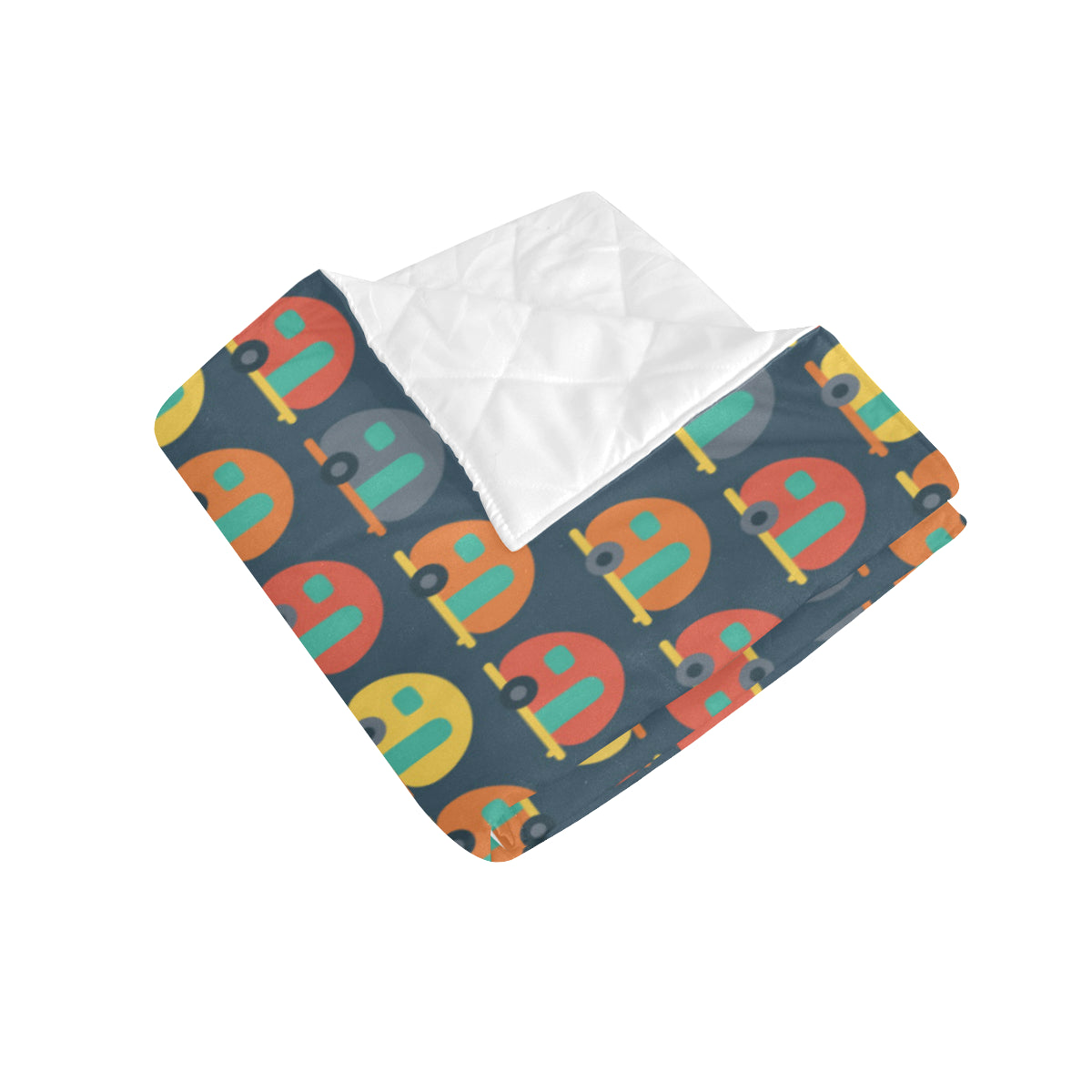 Camper Pattern Print Design 02 Premium Quilt