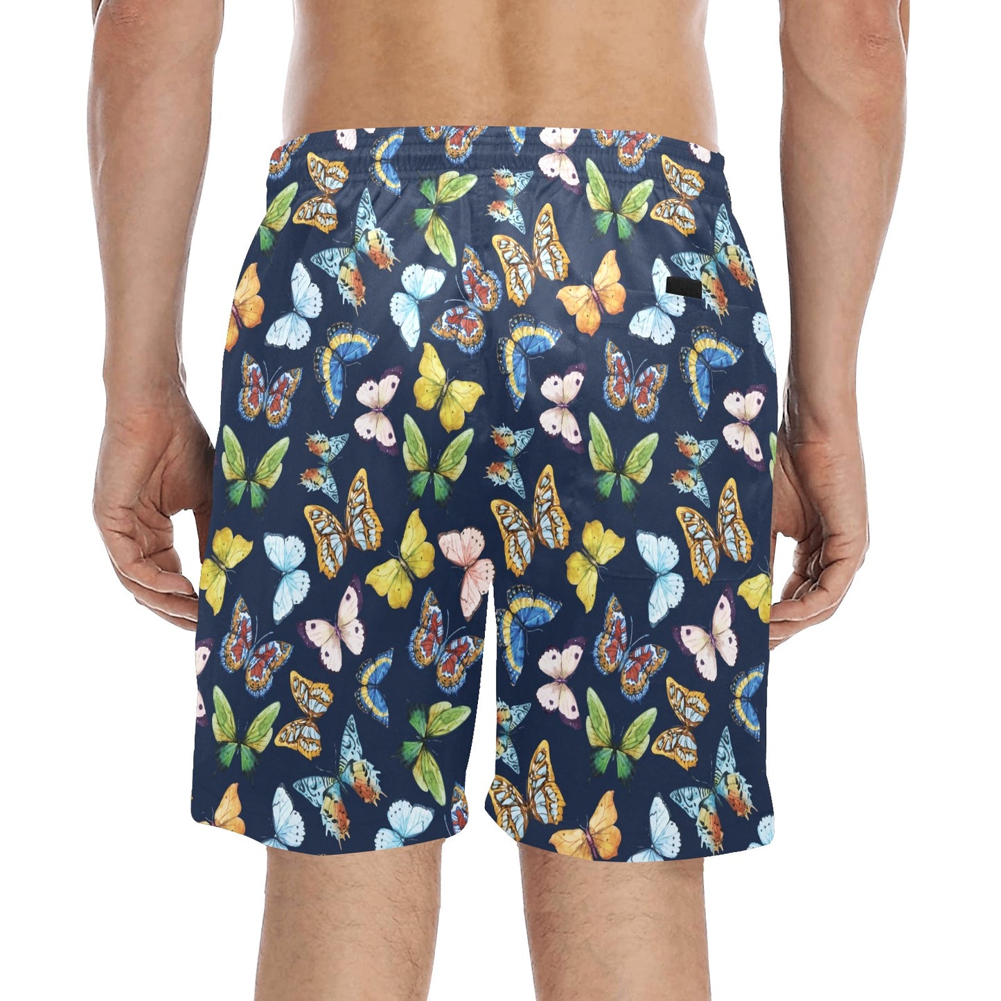 Butterfly Beautiful Print Pattern Men's Swim Trunks Beach Shorts