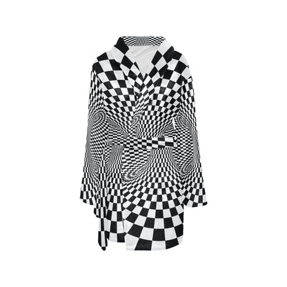 Optical illusion Projection Torus Women's Fleece Robe