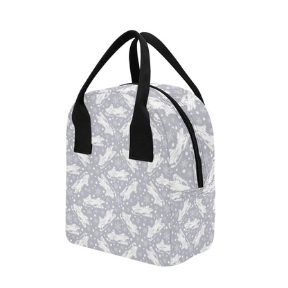 Snowmobile Print Design LKS302 Insulated Lunch Bag