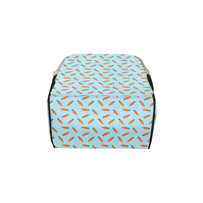 Carrot Pattern Print Design 03 Diaper Bag Backpack