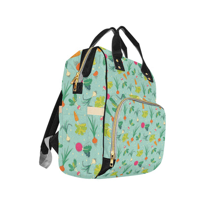 Radish Pattern Print Design A01 Diaper Bag Backpack