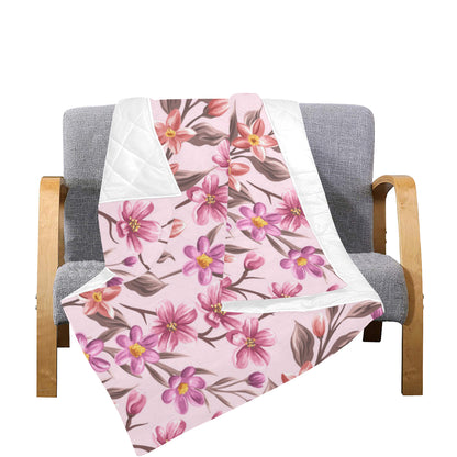 Summer Floral Pattern Print Design SF09 Premium Quilt