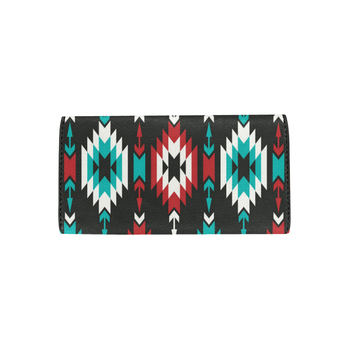 Native Pattern Print Design A08 Women's Trifold Wallet