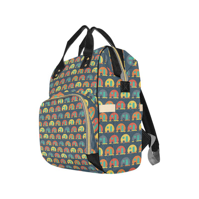 Camper Pattern Print Design 02 Diaper Bag Backpack