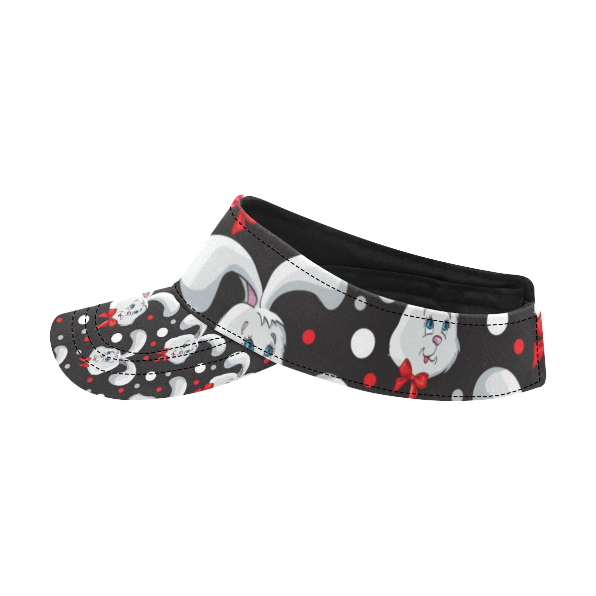 Rabbit Pattern Print Design RB012 Unisex Sun Visor