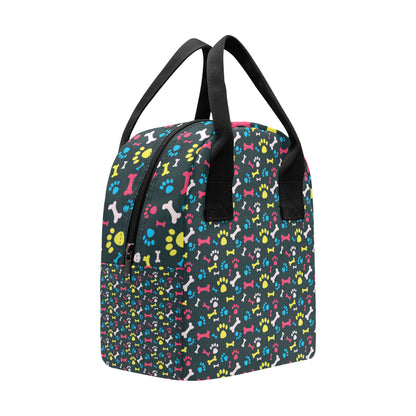 Paw Design Print Insulated Lunch Bag