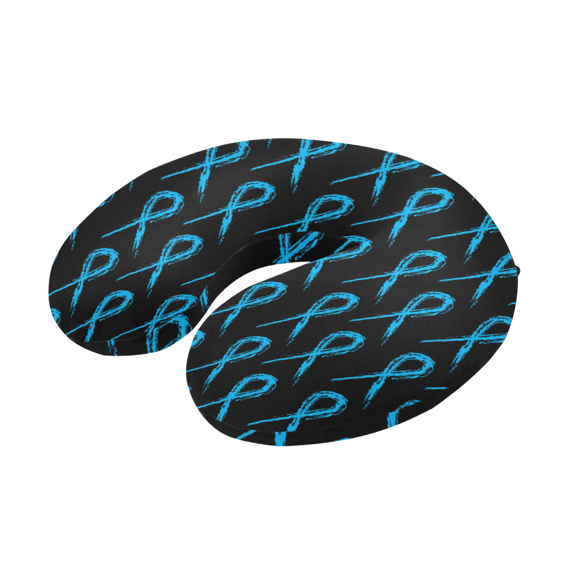 Prostate cancer Pattern Print Design A02 U-Shaped Travel Neck Pillow