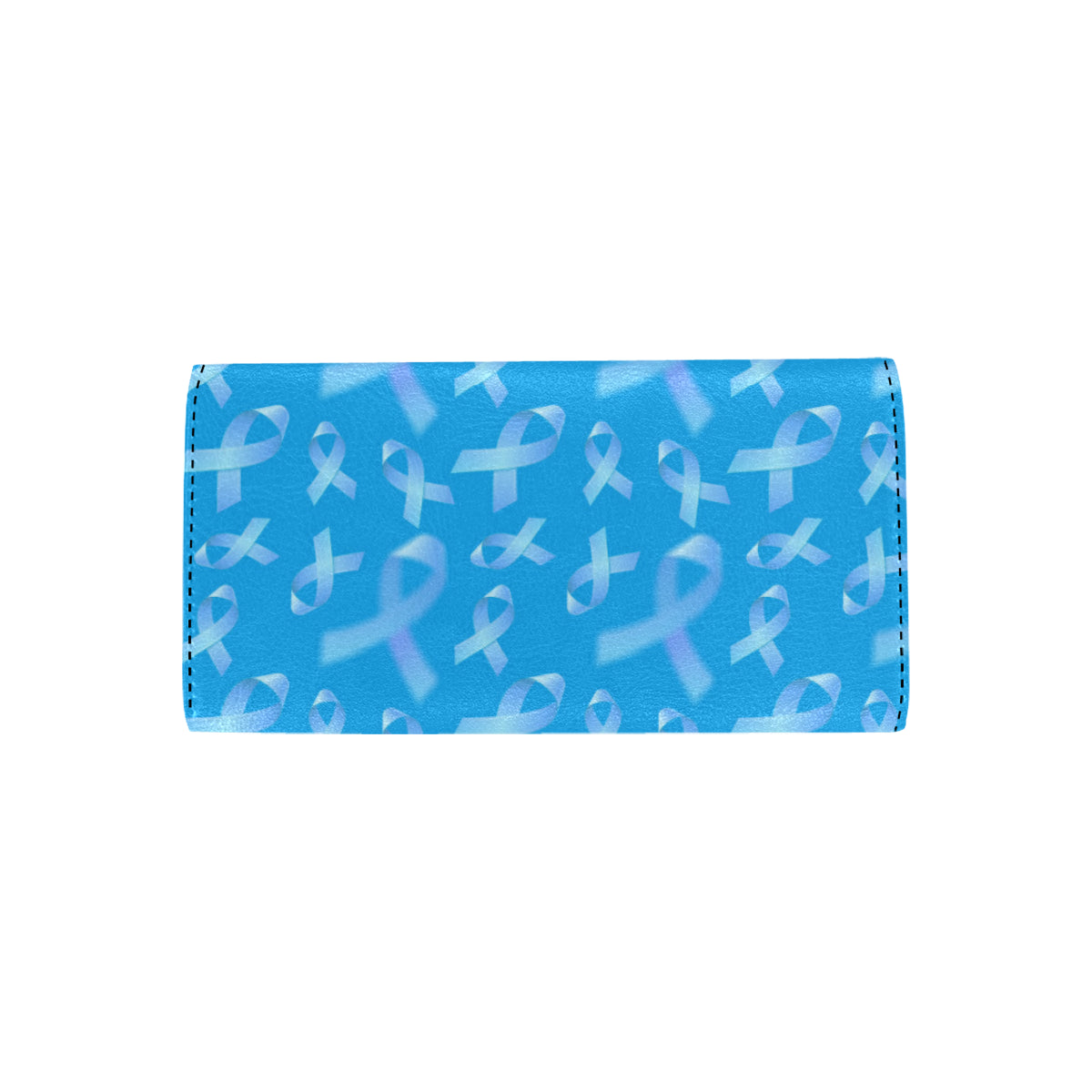Prostate cancer Pattern Print Design A01 Women's Trifold Wallet