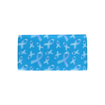 Prostate cancer Pattern Print Design A01 Women's Trifold Wallet