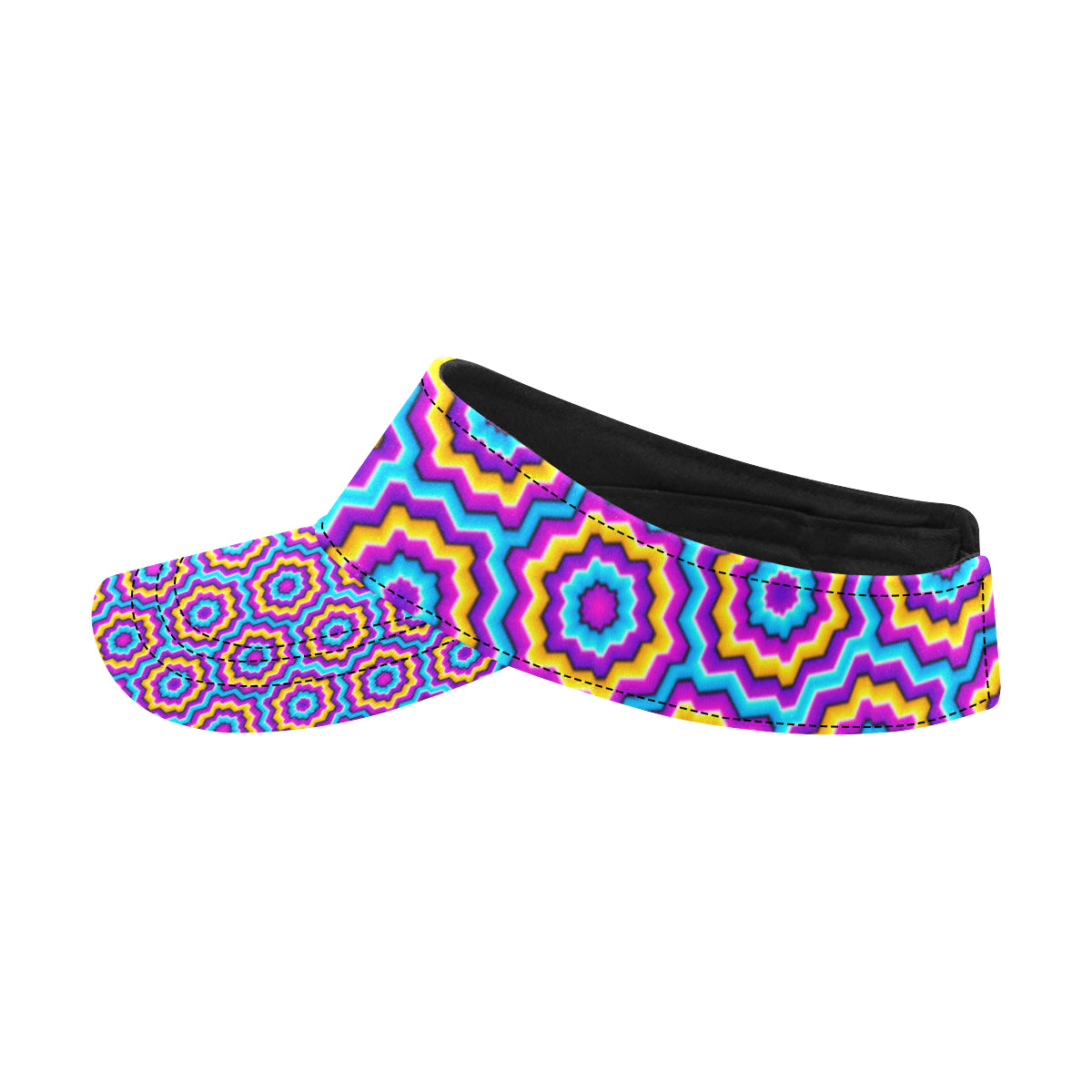 Optical illusion Techno Movement Unisex Sun Visor