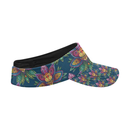 lotus Boho Pattern Print Design LO04 Unisex Sun Visor