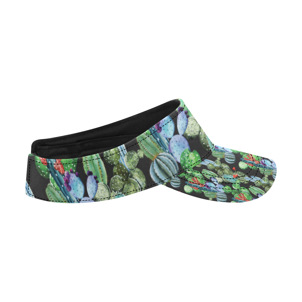 Cactus Watercolor Style Print Unisex Sun Visor